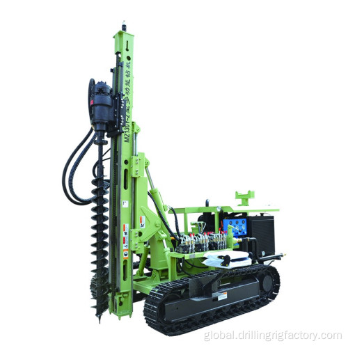 Rotary Small Auger Drilling Rig Ground Micro Pile Foundation Equipment Factory